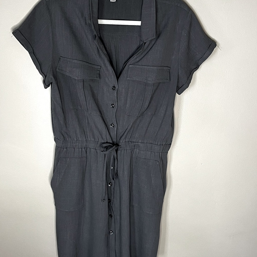 Thread & Supply Linen Blend Shirt Dress